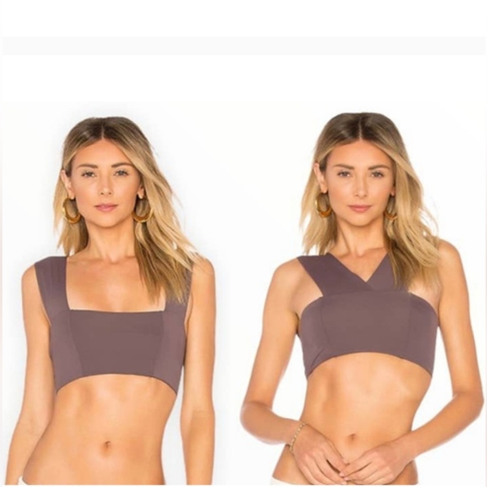 NWT L*Space Parker Top Camacho Bottom White Bikini 2pc Set | Revolve Bikini - Picture 6 of 12